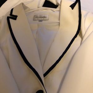 Women’s white suit